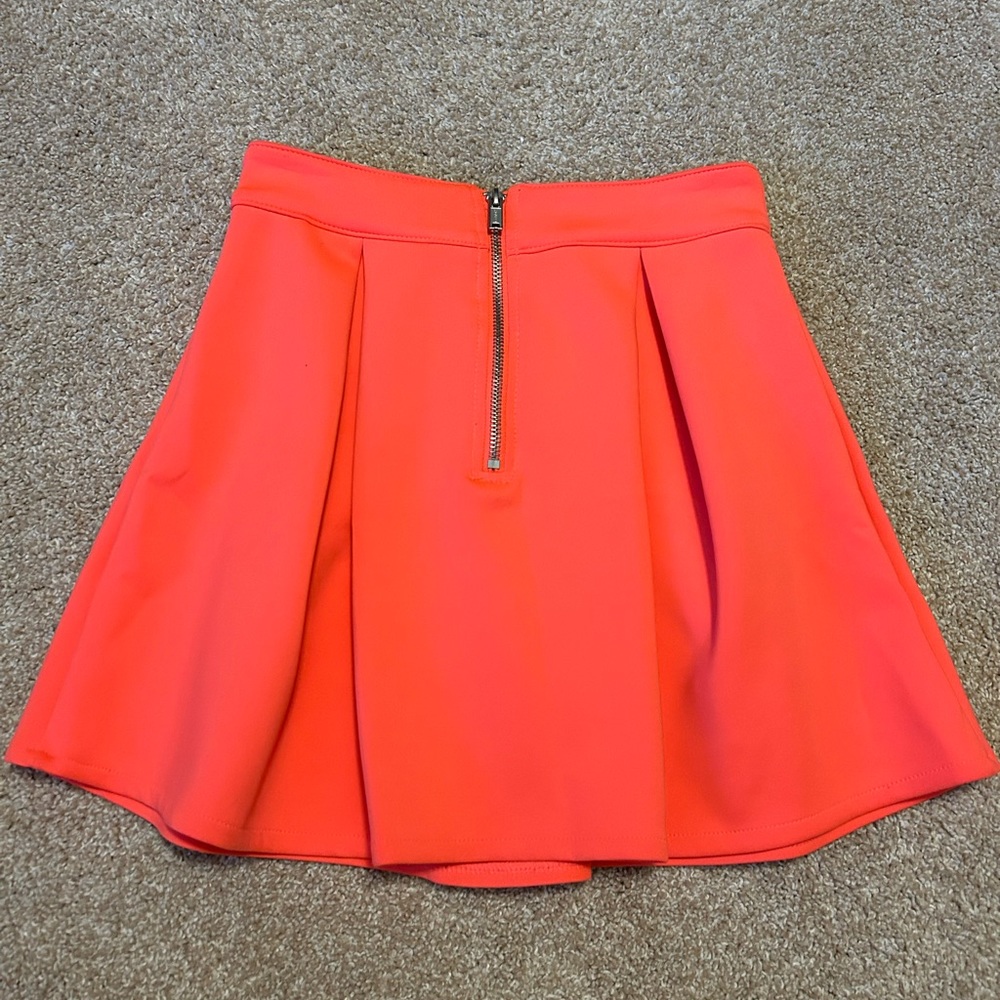 BETHANY MOTA bright orange Mini Skirt Size XS - Picture 4 of 6